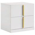 Lauryn - 2 Drawer Nightstand - Gloss White