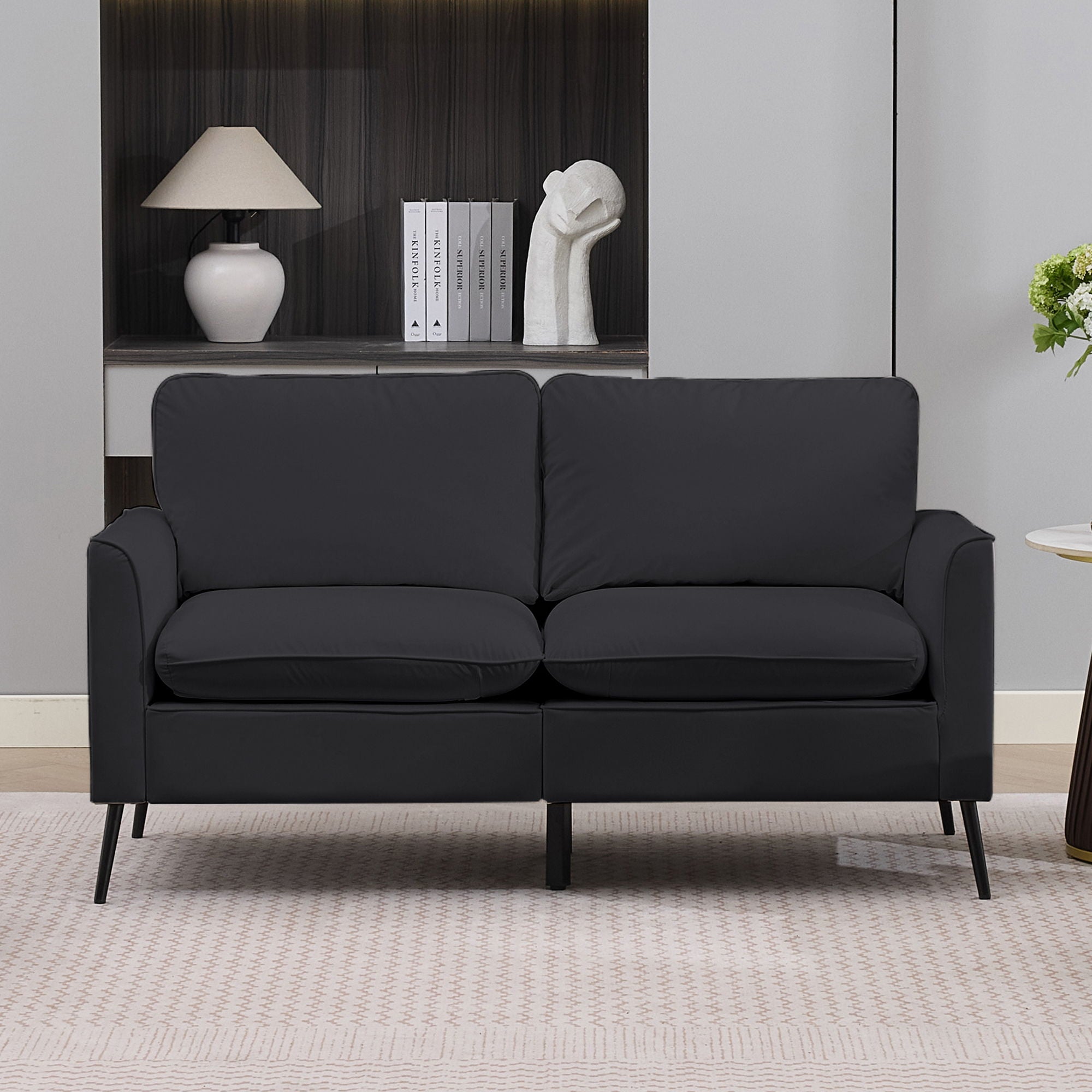 Upholstered Loveseat, For Living Room