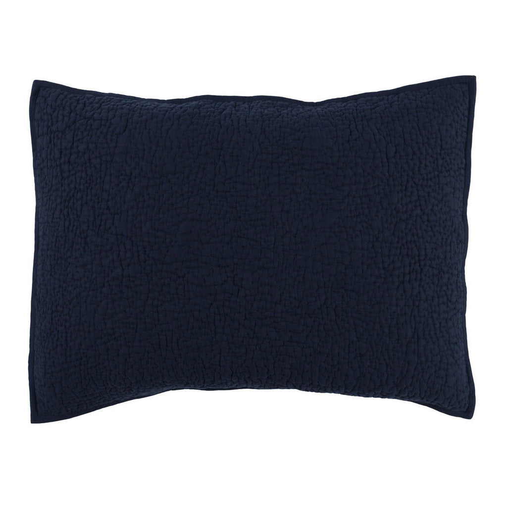 Elara - King Sham - Indigo