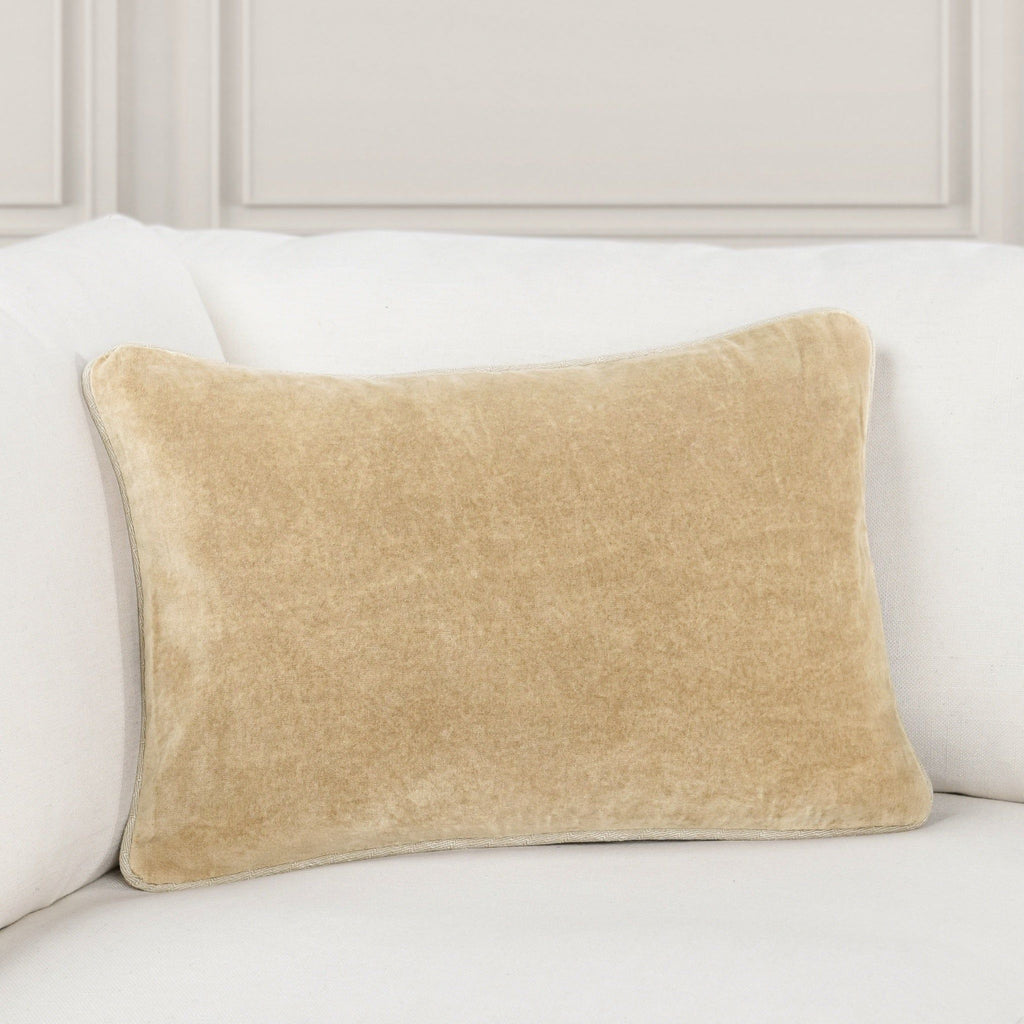 Heirloom Velvet - SLD Pillow - Wheat