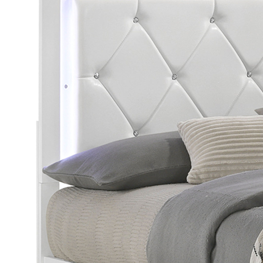 Blaze - Modern Bed With LED Headboard