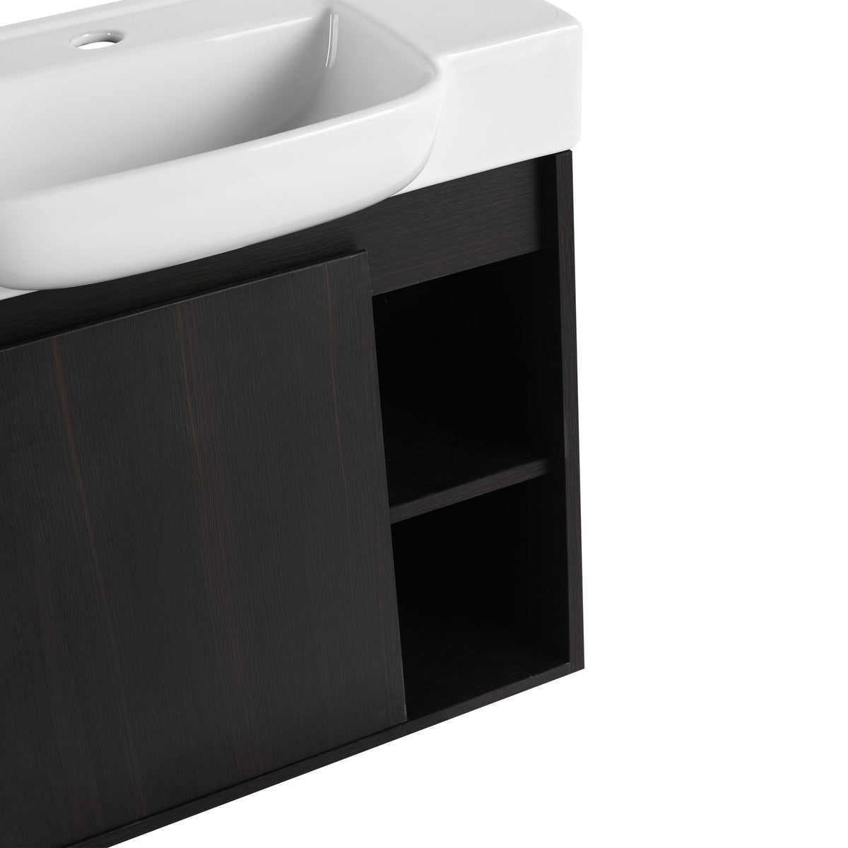 Wall Mounted Bathroom Vanity With Sink, Soft Close Door