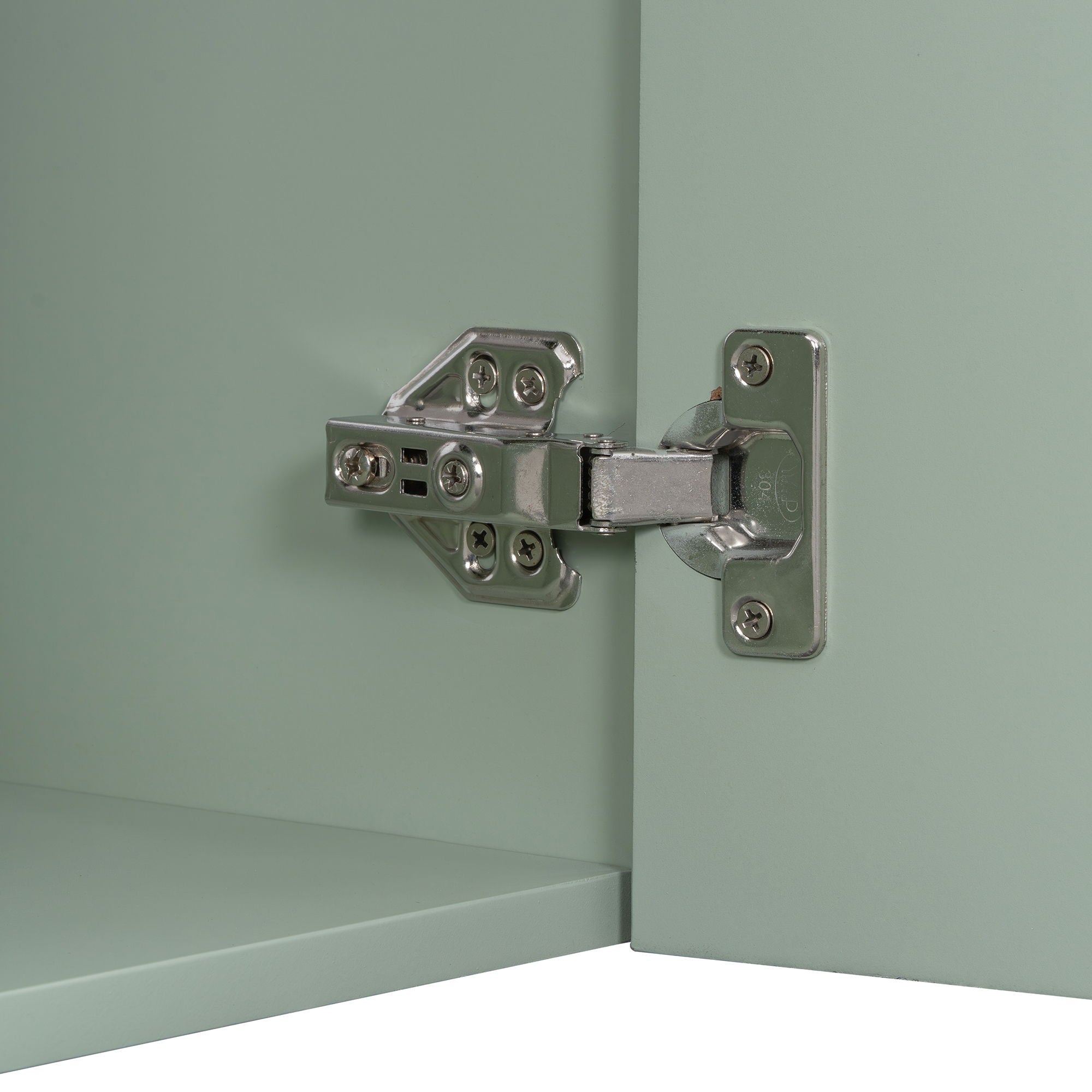 Modern Bathroom Vanity With Sink, Diamond Pattern Doors