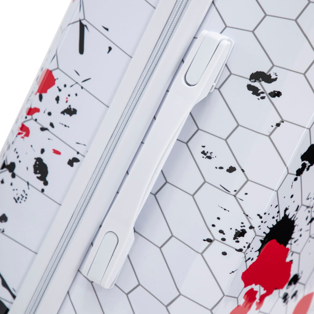 Luggage With Printed Pattern, Combination Lock