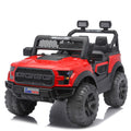 Kids Electric Ride On Car With Remote Control, LEd Lights, Music Player, Swing Function, 4 Wheel Shock Absorption - Red