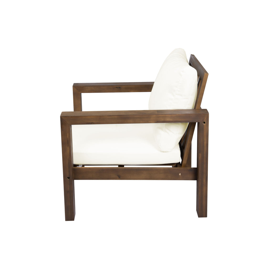 Stylish Outdoor Chair Set With Cushions For Garden (Set of 2)