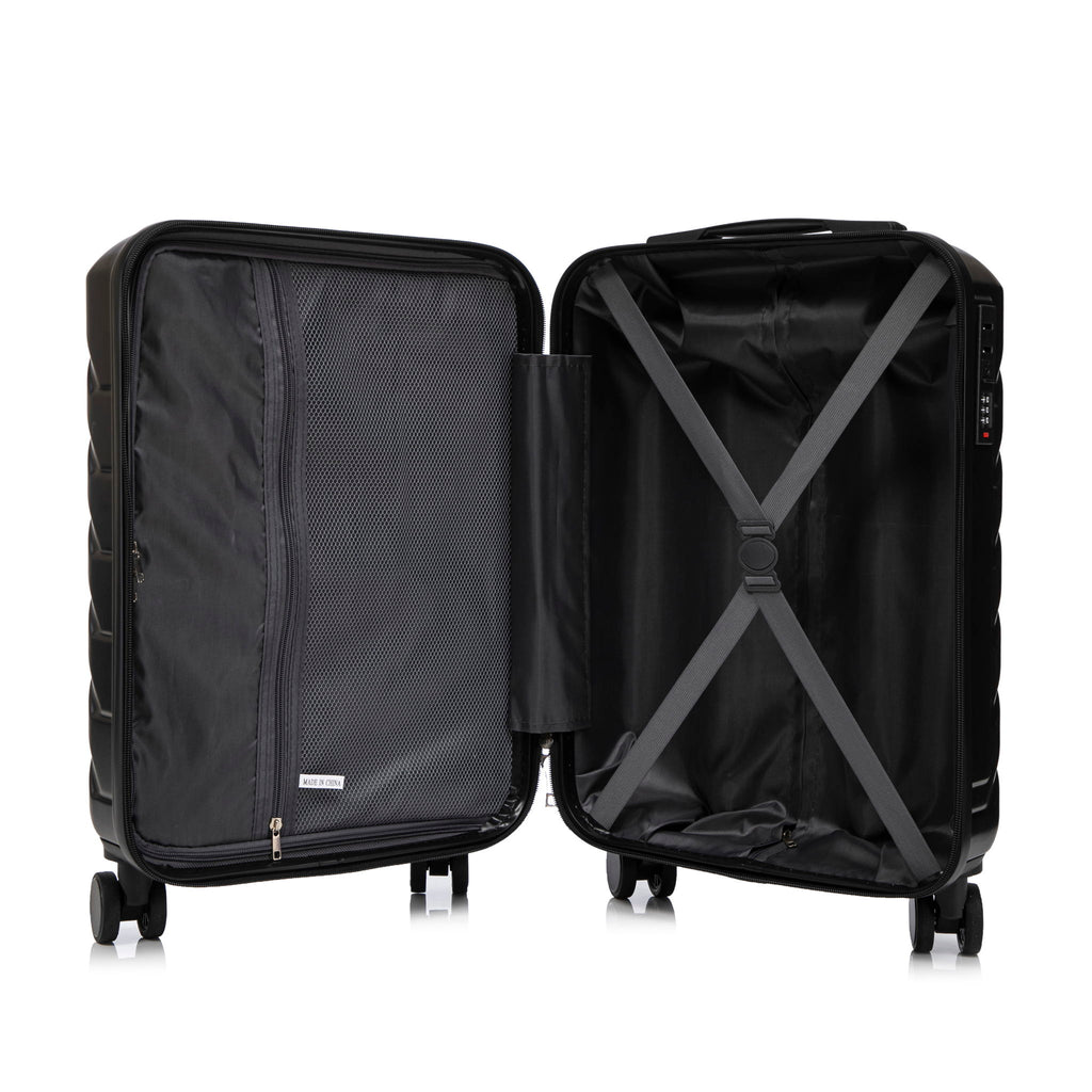 Hard Shell Travel Luggage With Scratch Resistant Surface