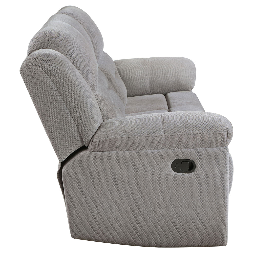 Sebring - Reclining Sofa With Manual Recline - Gray