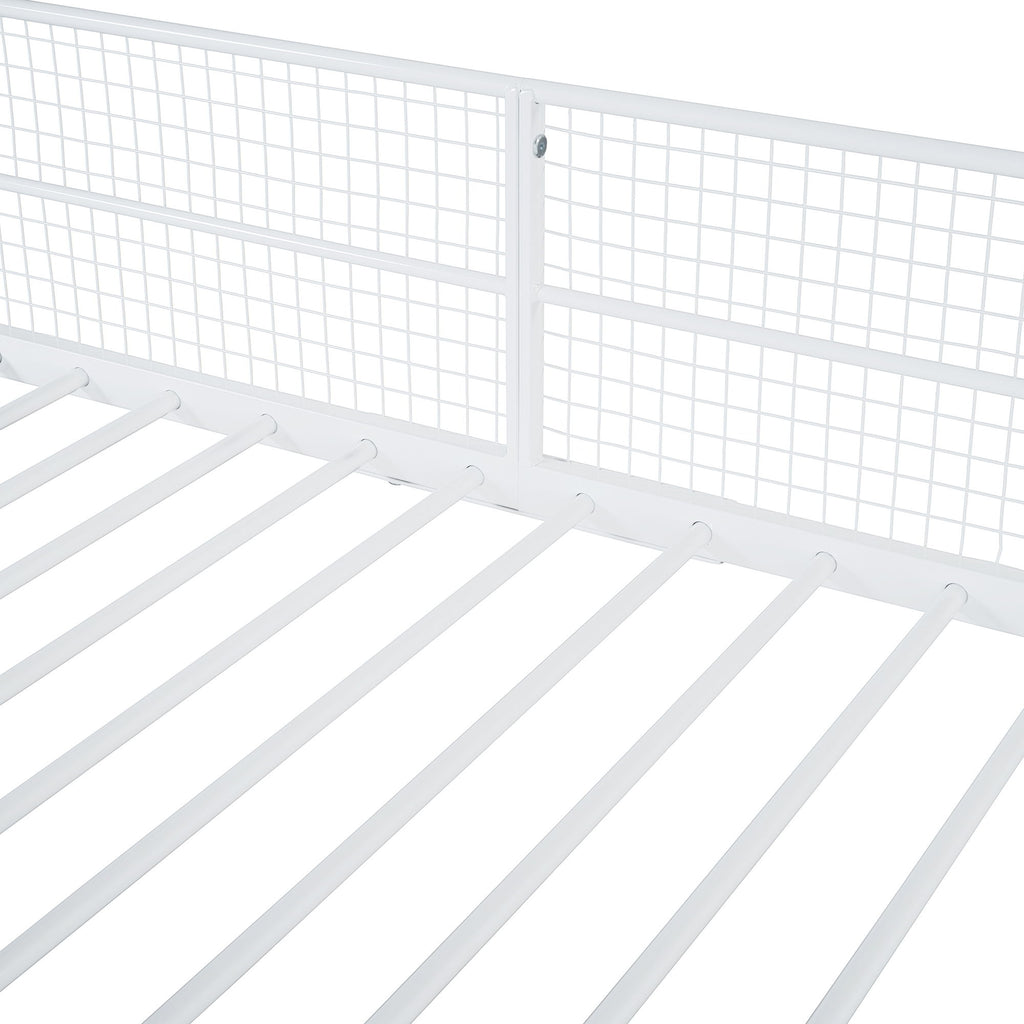 Bunk Bed With 5 Tier Shelves