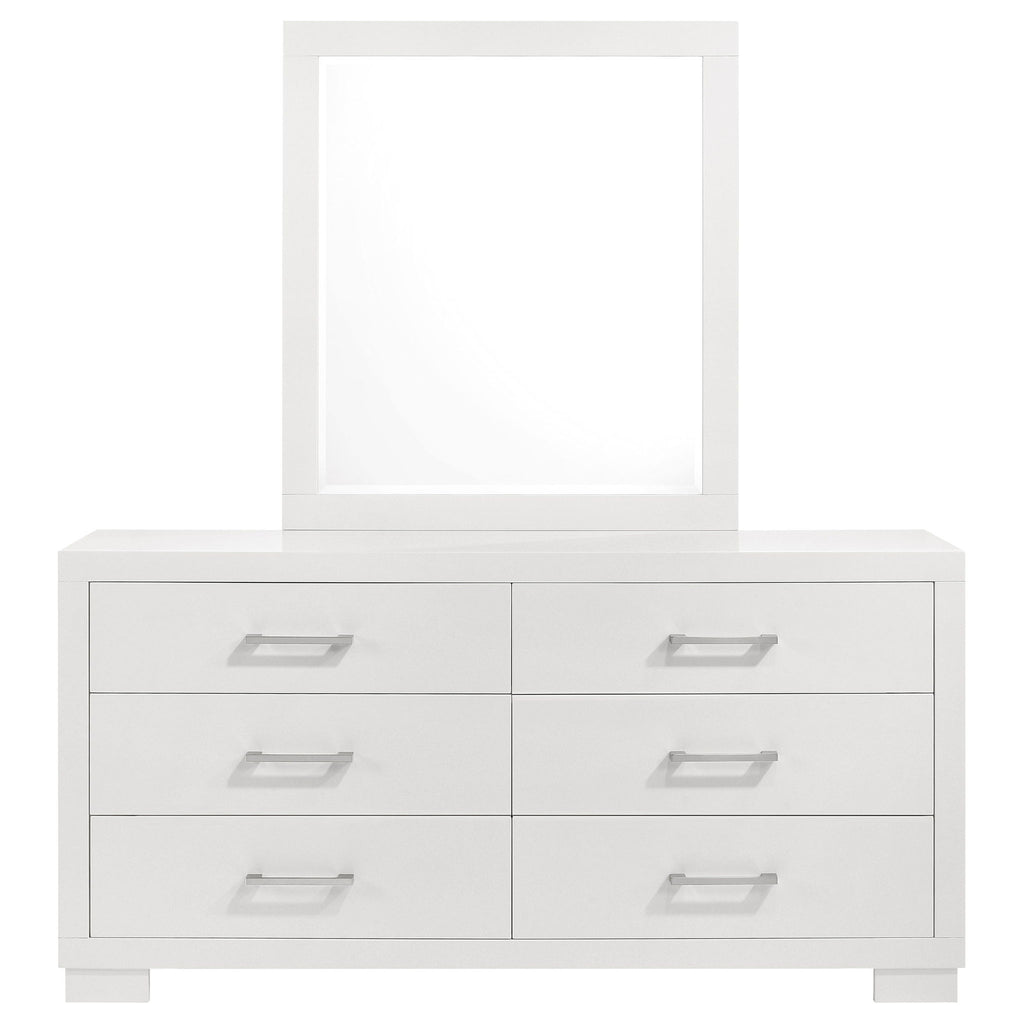 Polk - 6 Drawer Dresser With Mirror