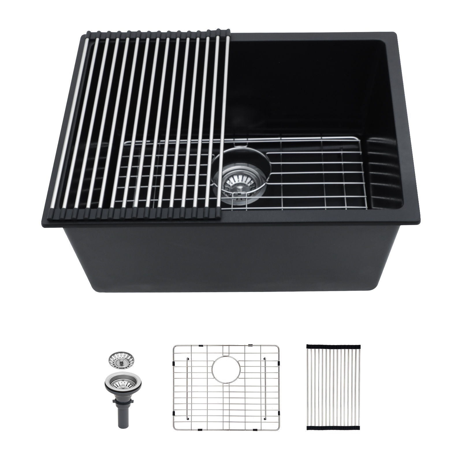Modern Quartz Kitchen Sink Undermount Granite Composite