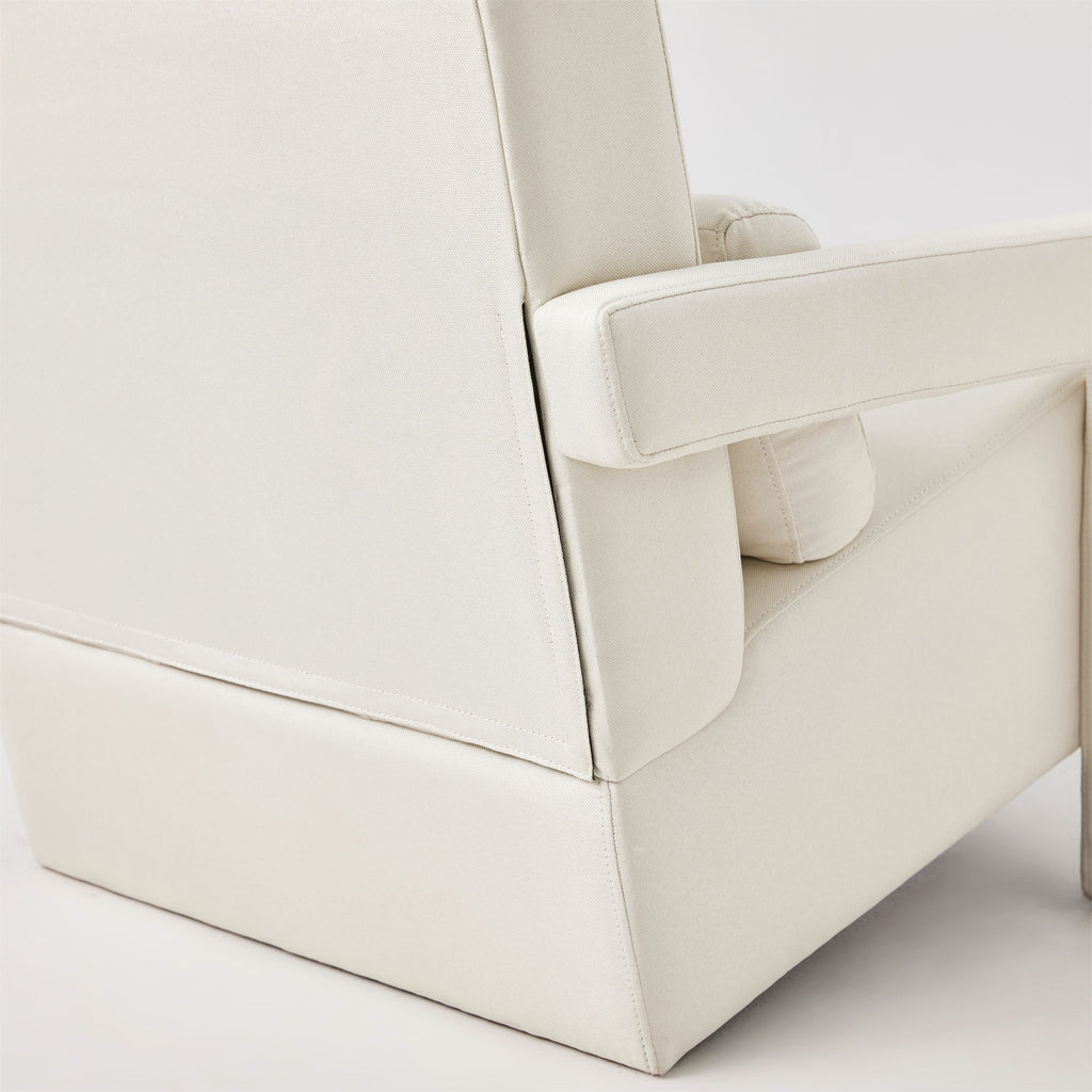 Modern Upholstered Accent Chair, Comfortable Fabric With A Pillow For Living Room