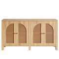 Buffet Sideboard Cabinet With 4 Doors, Console For Living Room - Natural
