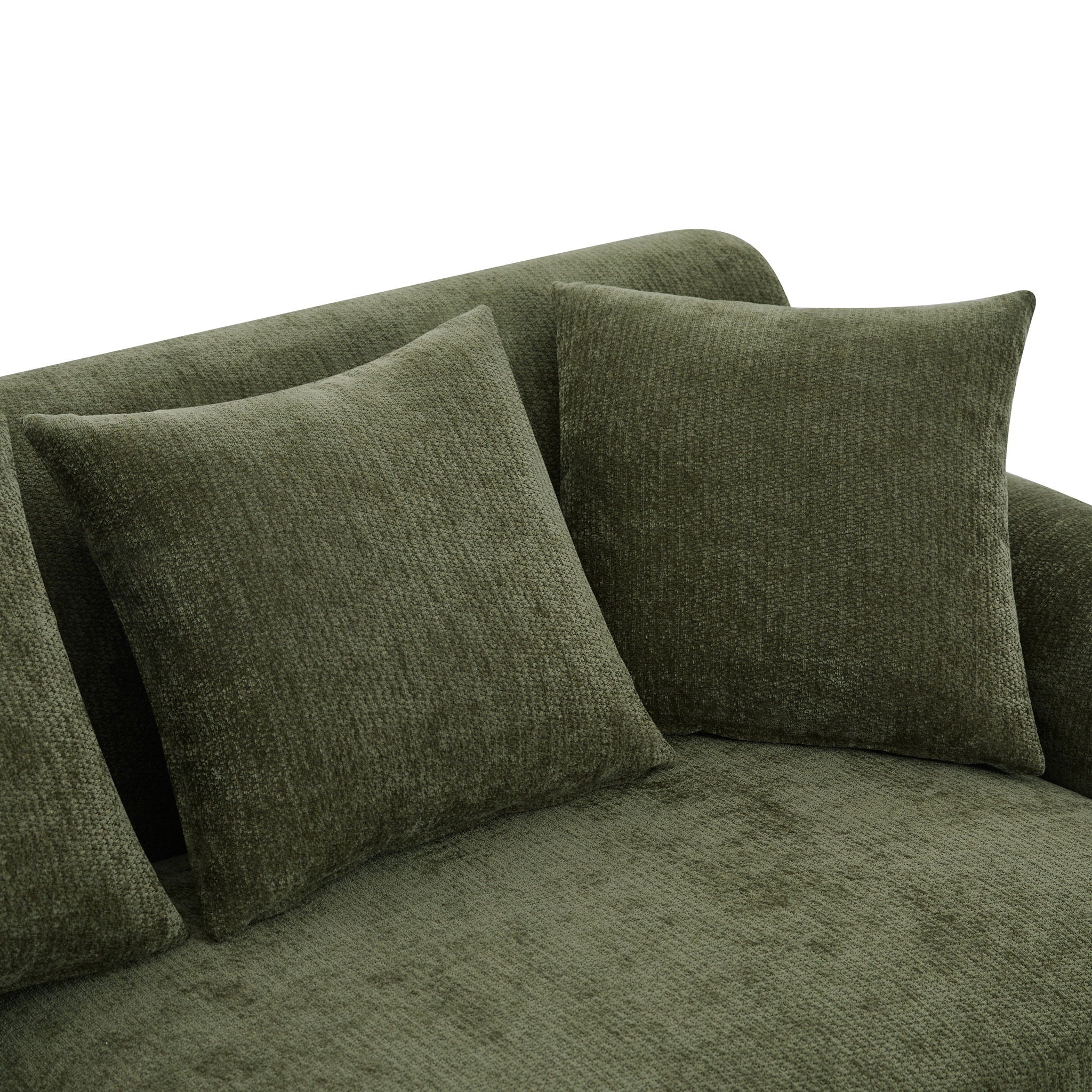 3 Seater Sofa For Living Room - Green