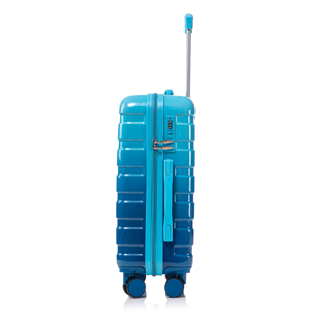 Luggage Set 14" / 20" With Combination Lock And Cosmetic Case