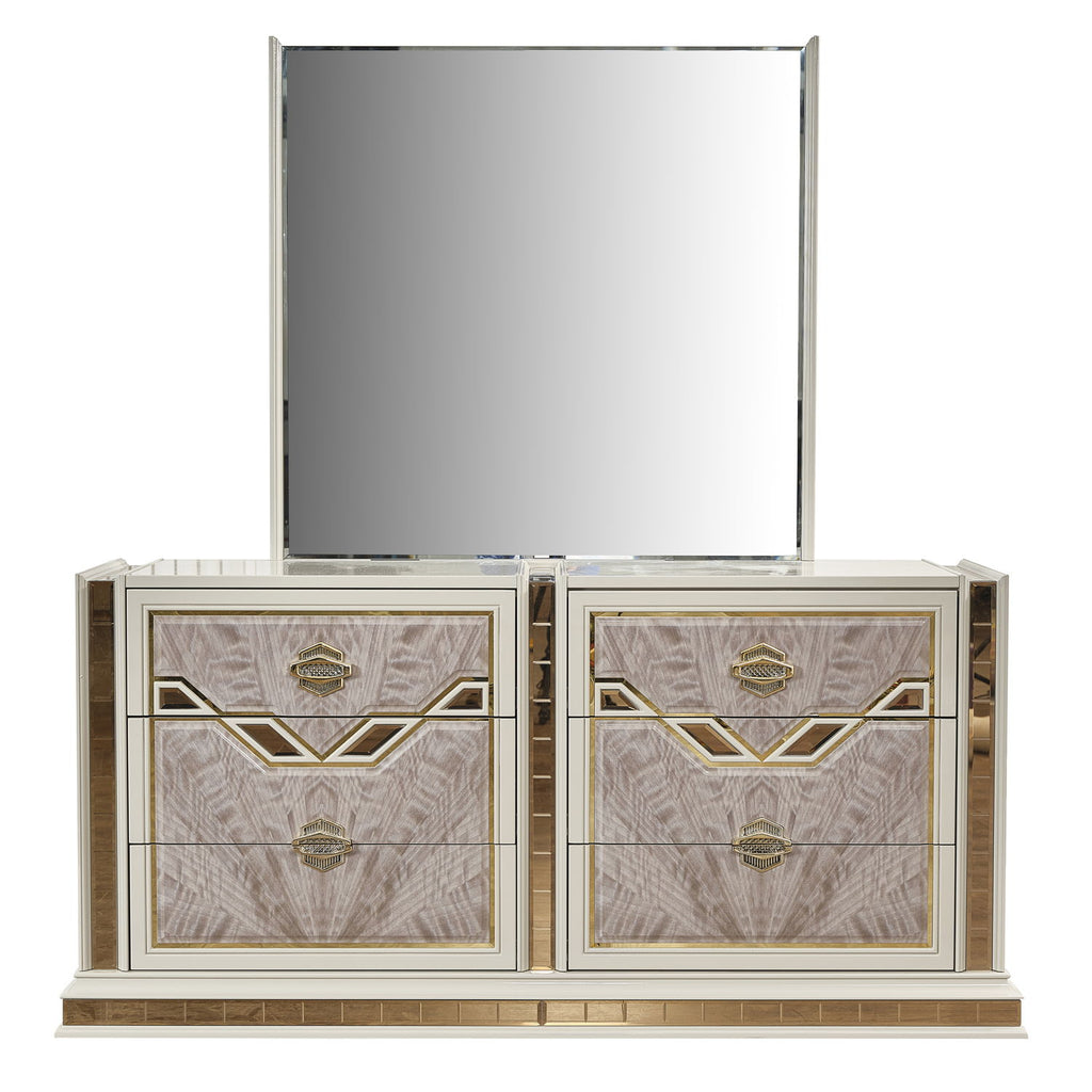 Omari - Mirror - Beige