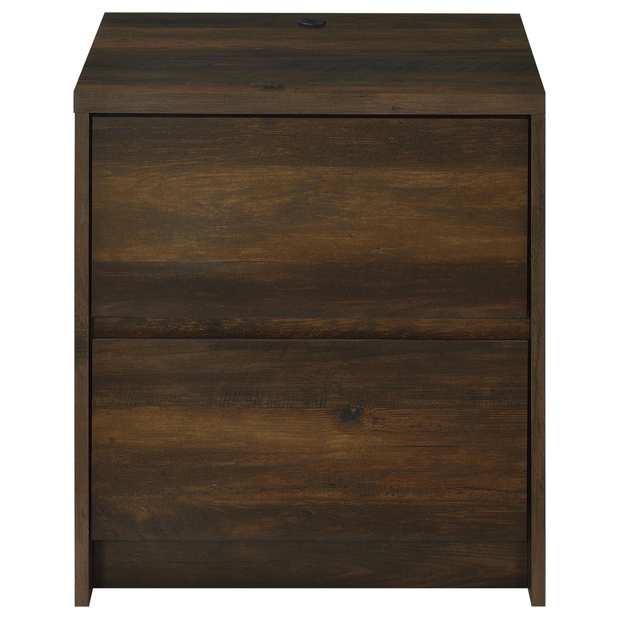 Geary - 2 Drawer Nightstand With LED Lights And USB Charging Ports