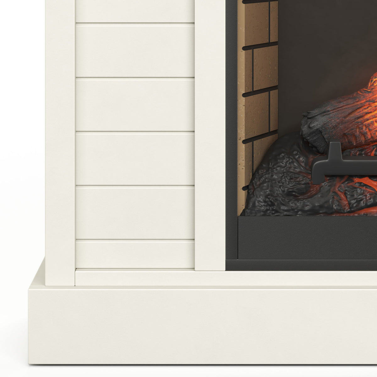 48" Fireplace With Mantel