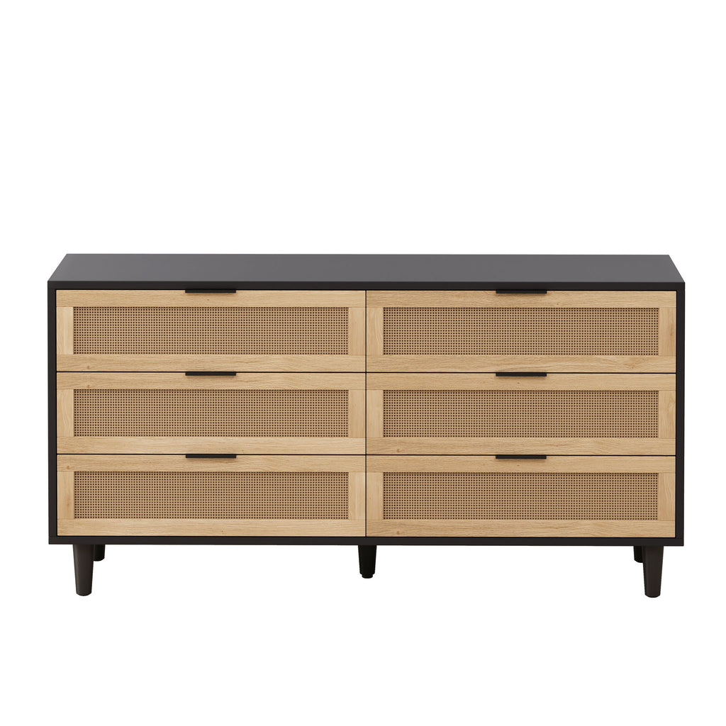 6 Drawer Storage Modern Cabinet For Bedroom