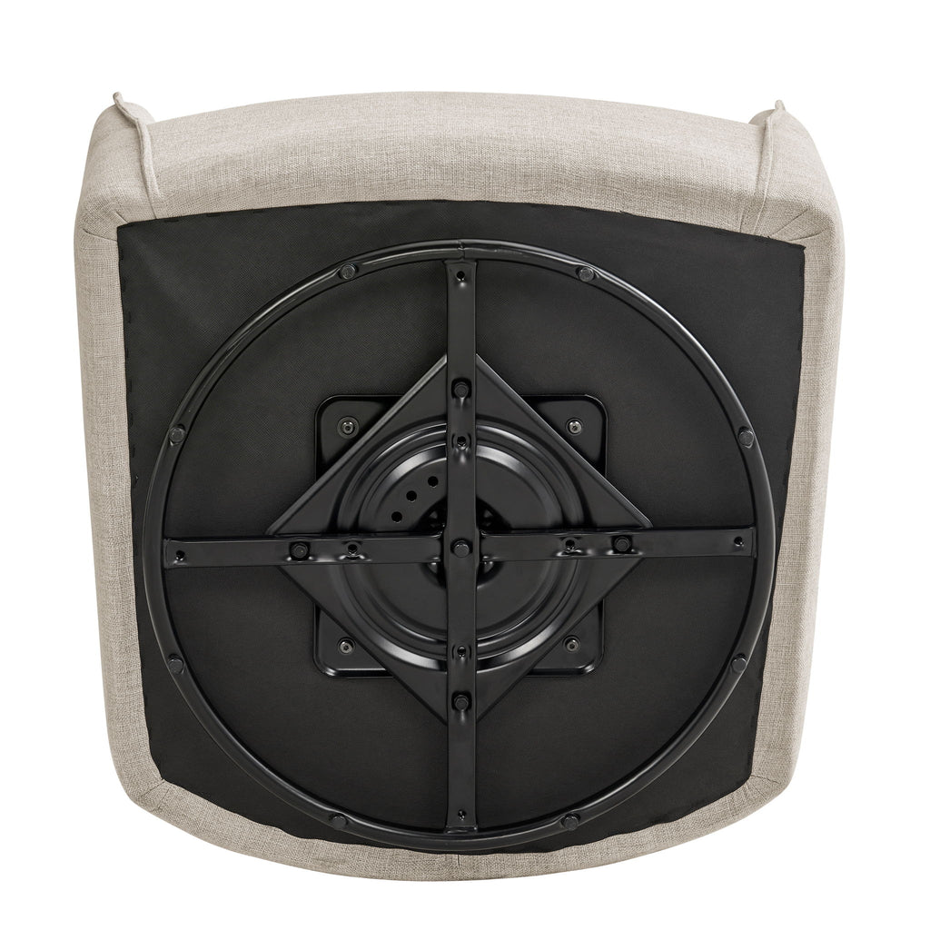 Ayla - Swivel Accent Chair With Matching Lumbar Pillow