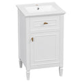 Bathroom Vanity With Sink, Adjustable Shelf, Tilt-Out Drawer