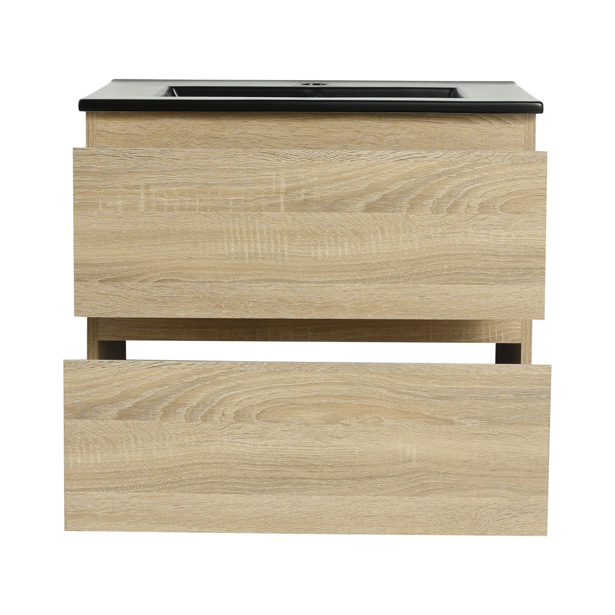 Wall Mounted Bathroom Vanity With Sink, 2 Soft Close Drawers