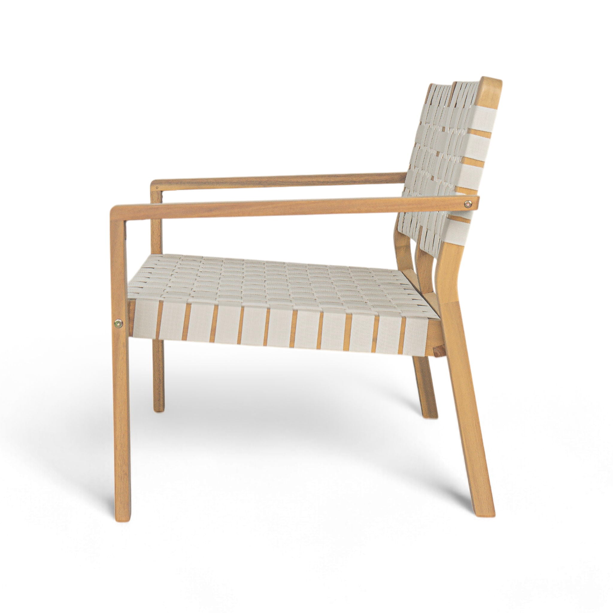 Woven Rope Outdoor Deep Seating Porch Loveseat For Garden