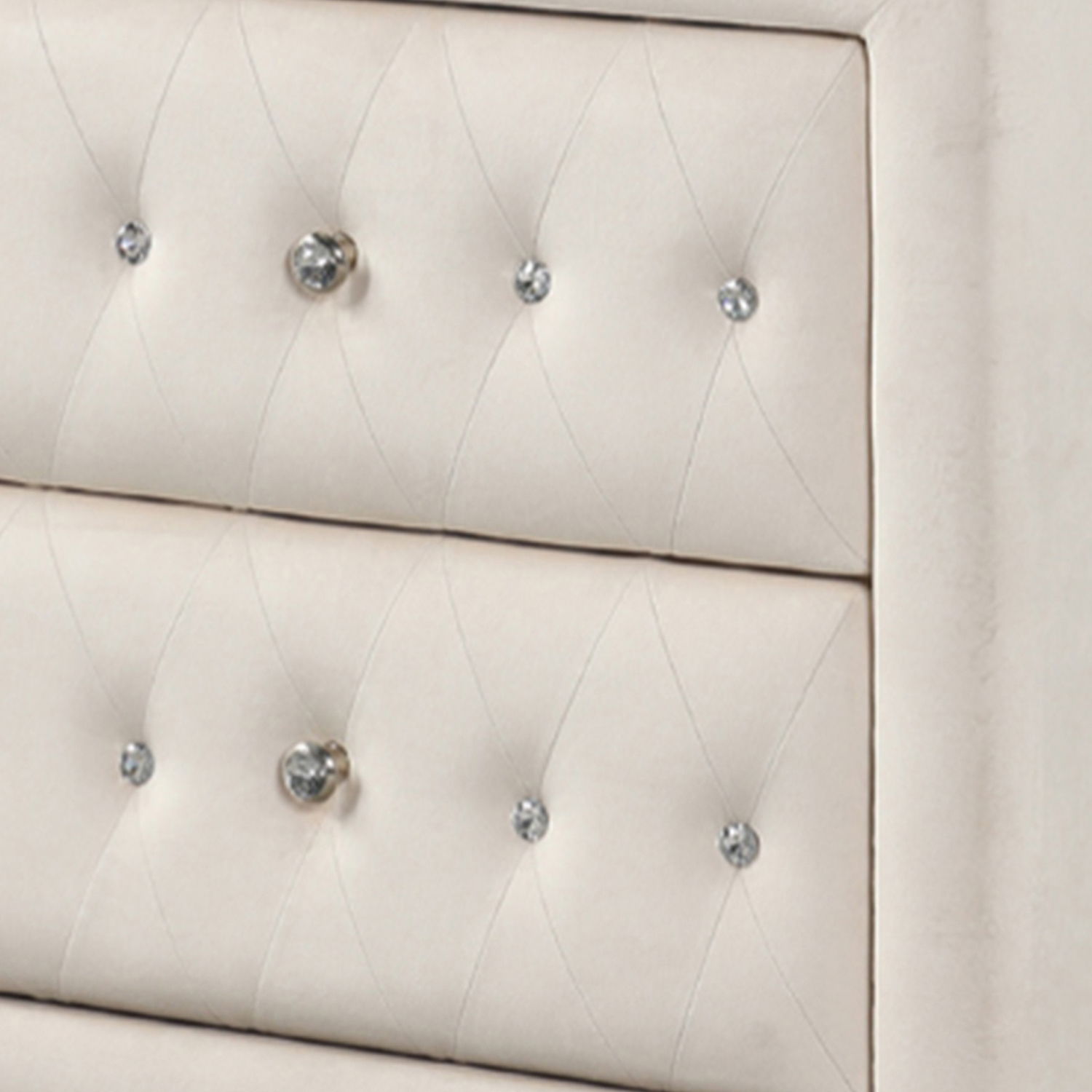 Sophia - 2 Drawer Upholstered Nightstand