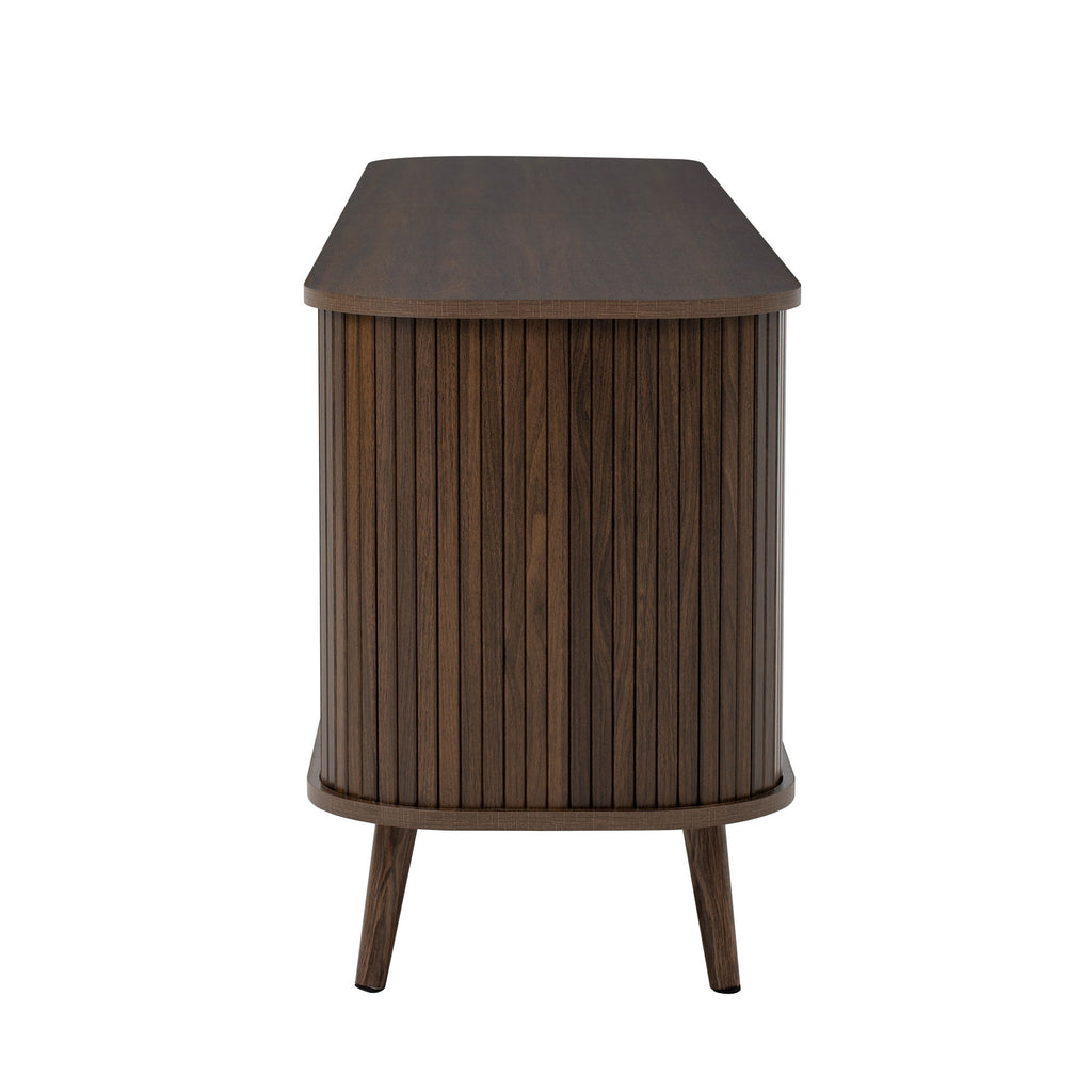 70" TV Stand, Media Center With Ample Storage - Dark Brown