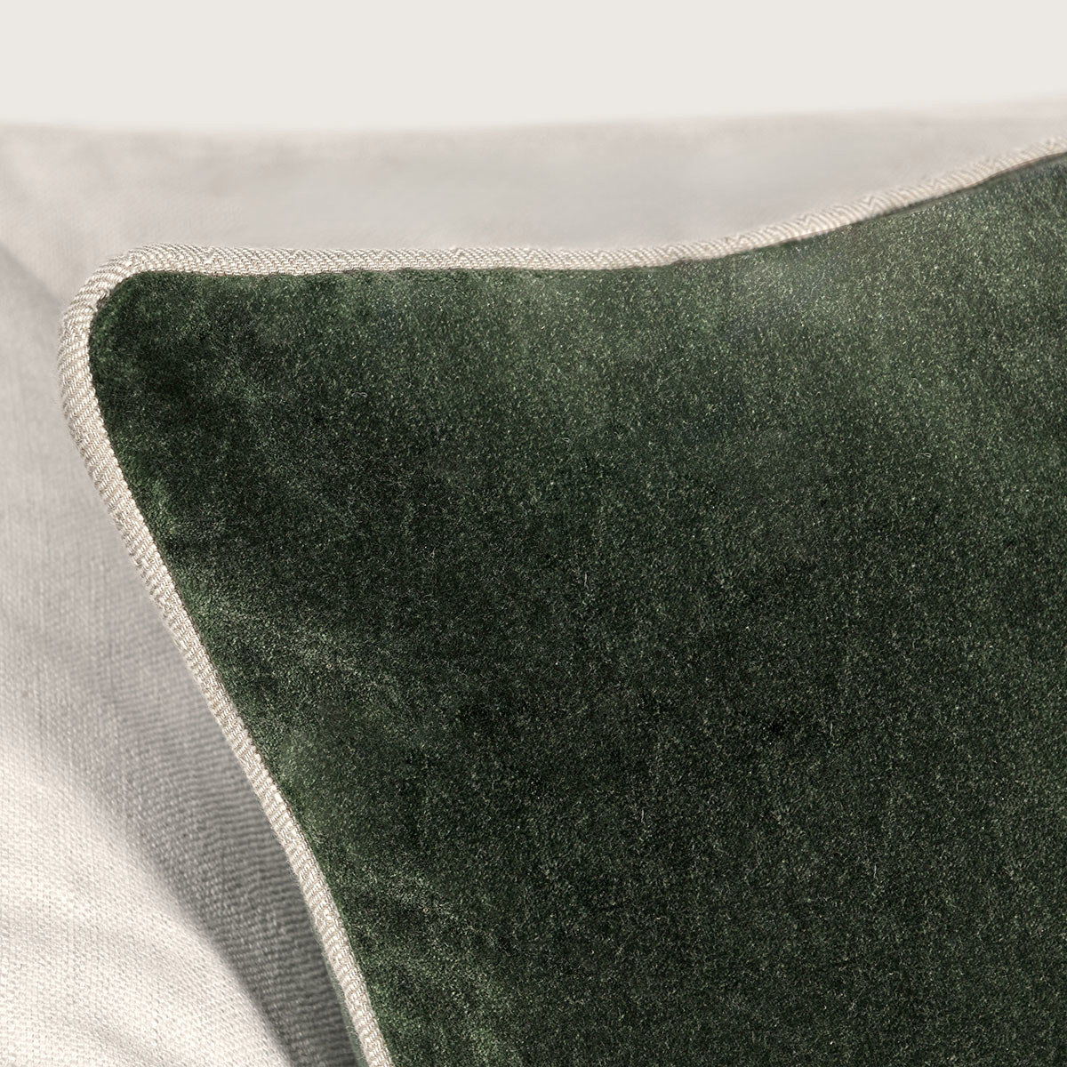 Heirloom Velvet - SLD Pillow - Forest Green