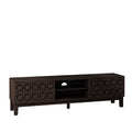 Media Console With 4 Drawers And Cable Management
