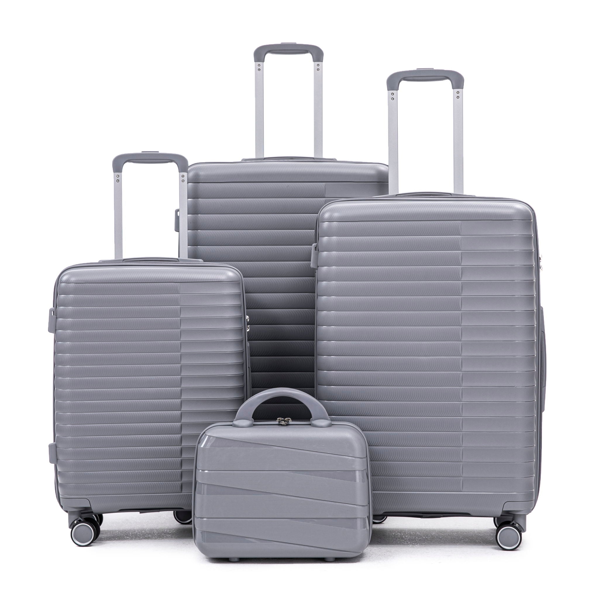 4 Piece Luggage Set, Combination Lock