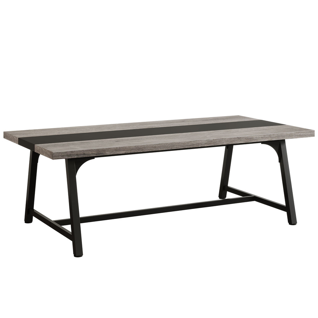 Modern Rectangular Conference Table For 6 - 8 People, Office Executive Desk
