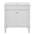 Bathroom Vanity Cabinet With Sink, Soft Close Doors, Storage Cabinet