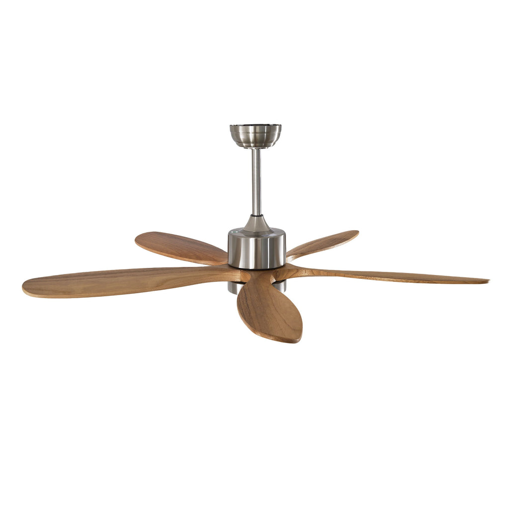 Ceiling Fan With Lights Quiet DC Motor Ceiling Fans 6 Speed Levels - Nickel