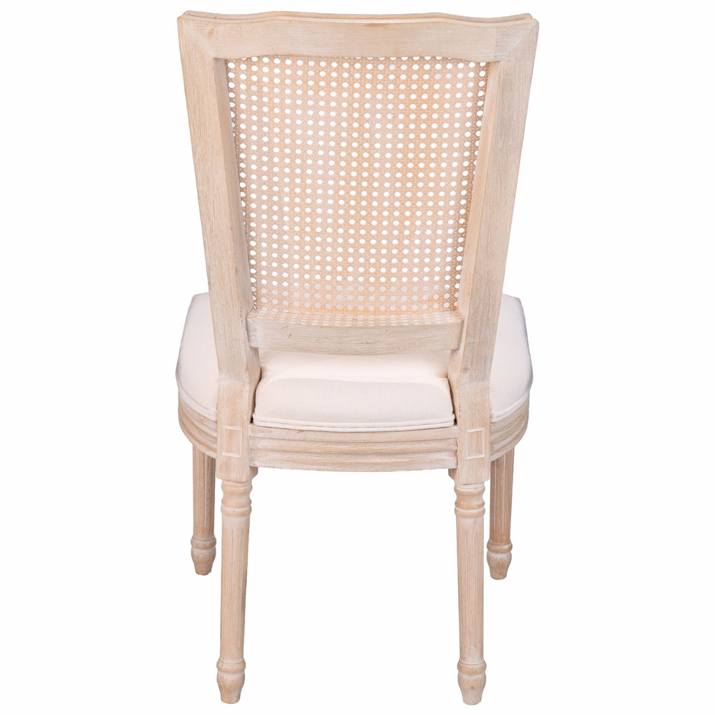 Upholstered Dining Chairs With T - Shaped Back (Set of 2) - Beige