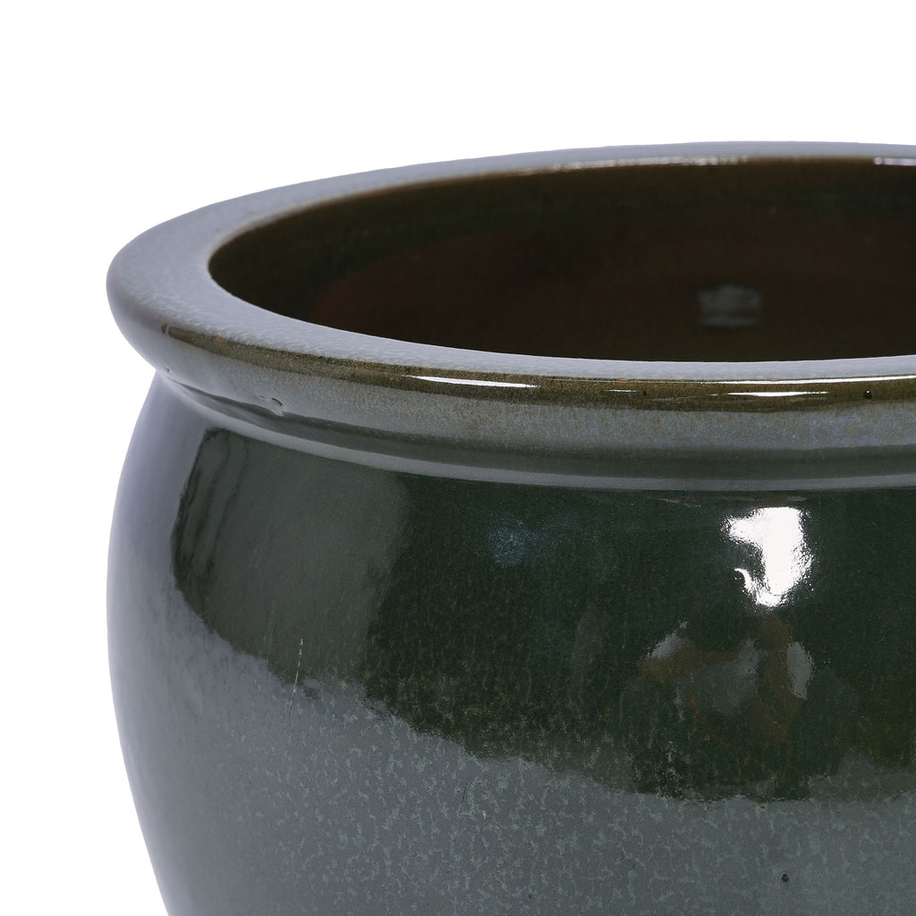 3 Pieces Ceramic Flowerpot, Planter For Patio, Garden Or Windowsills