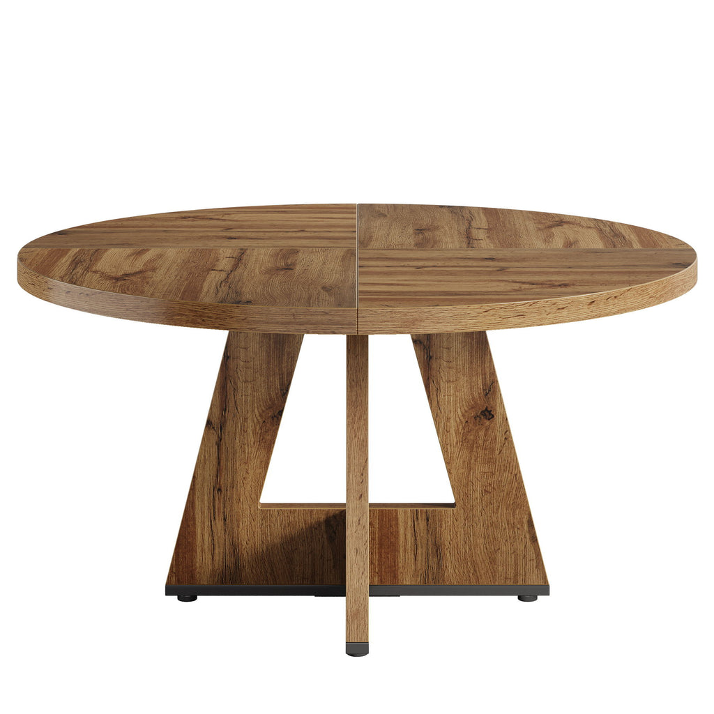 Round Dining Cross Base Kitchen Table
