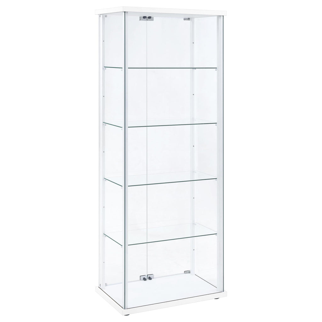 Hyacinth - 4 Shelf Curio Cabinet