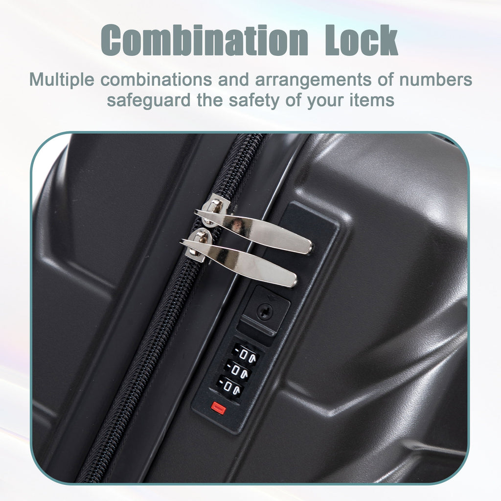 Spinner Luggage Set With Combination Lock