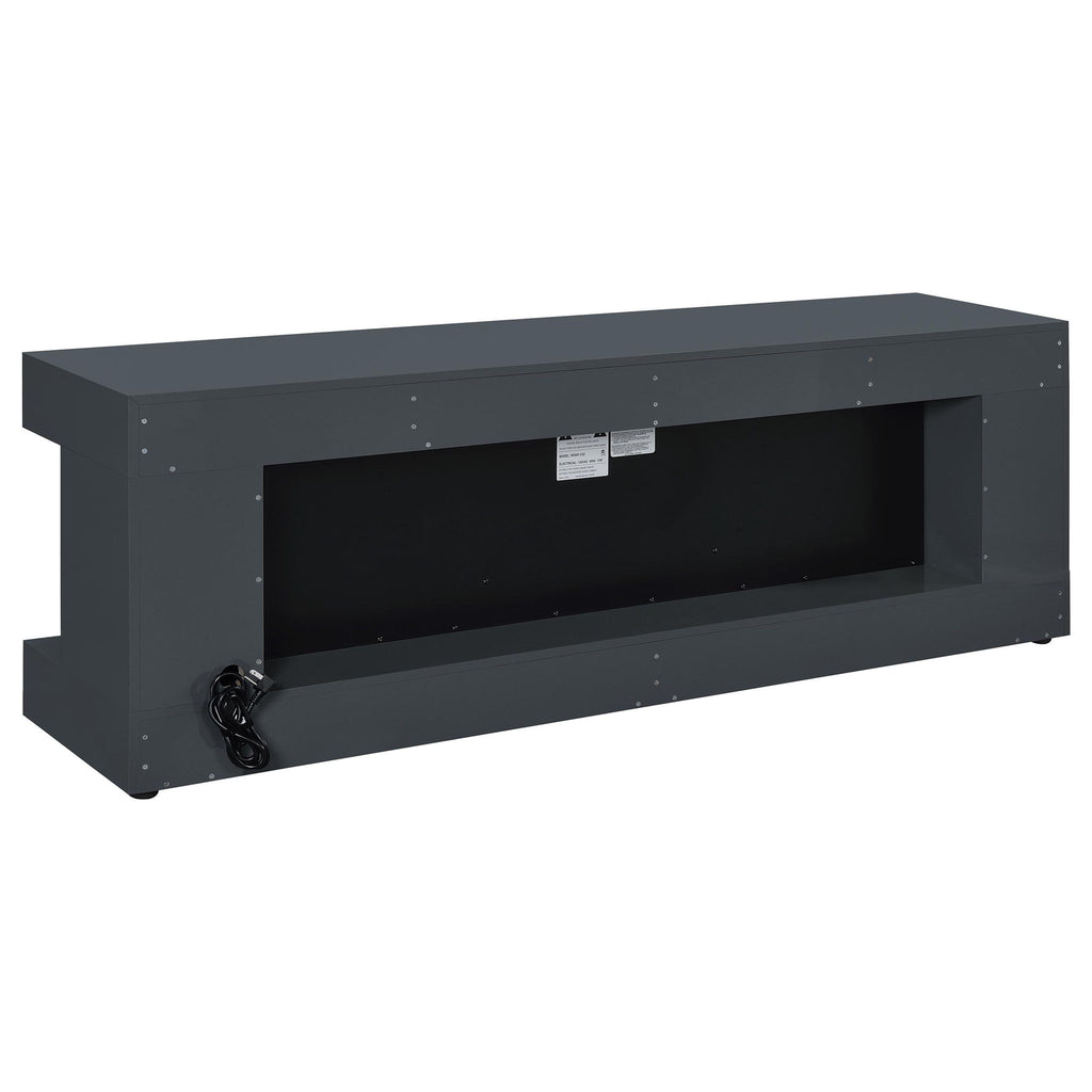 TV Stand Fireplace Console With Bluetooth Speaker