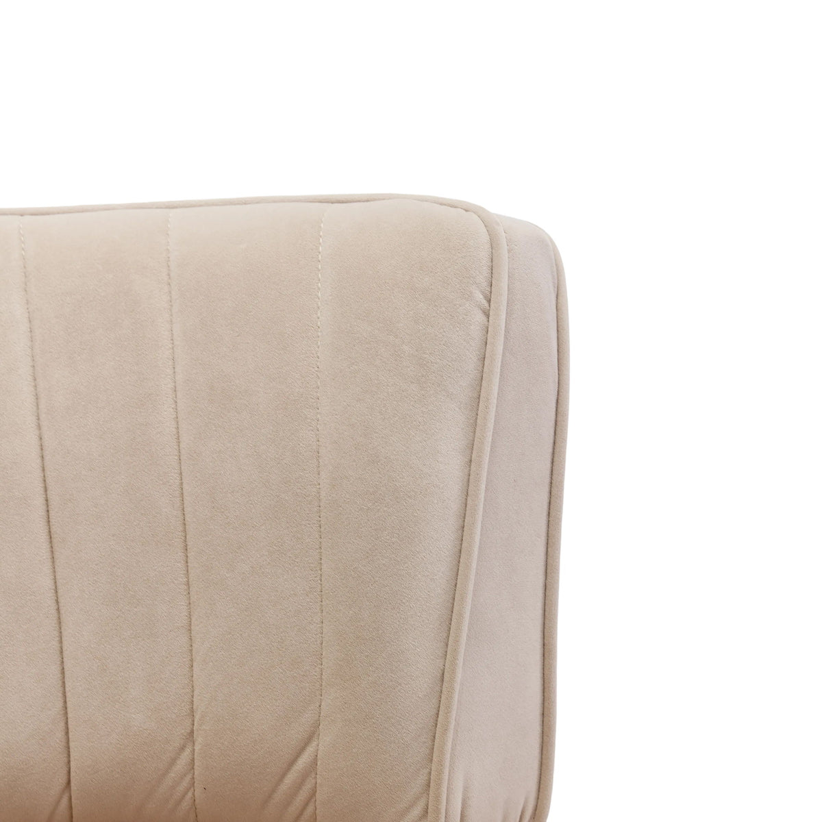 Swivel Barrel Accent Sofa Chair, 360 Degree Rotation, Fluffy Fabric - Beige