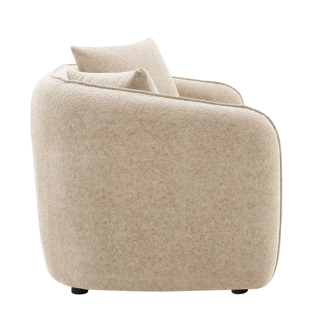 Keith - 3 Piece Living Room Set (Comes With Matching Color Toss Pillows)