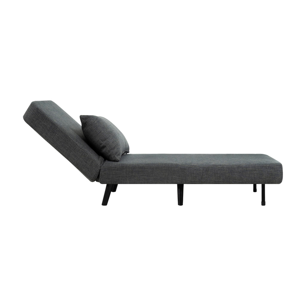 3 In 1 Foldable Chaise Lounge With Adjustable Backrest