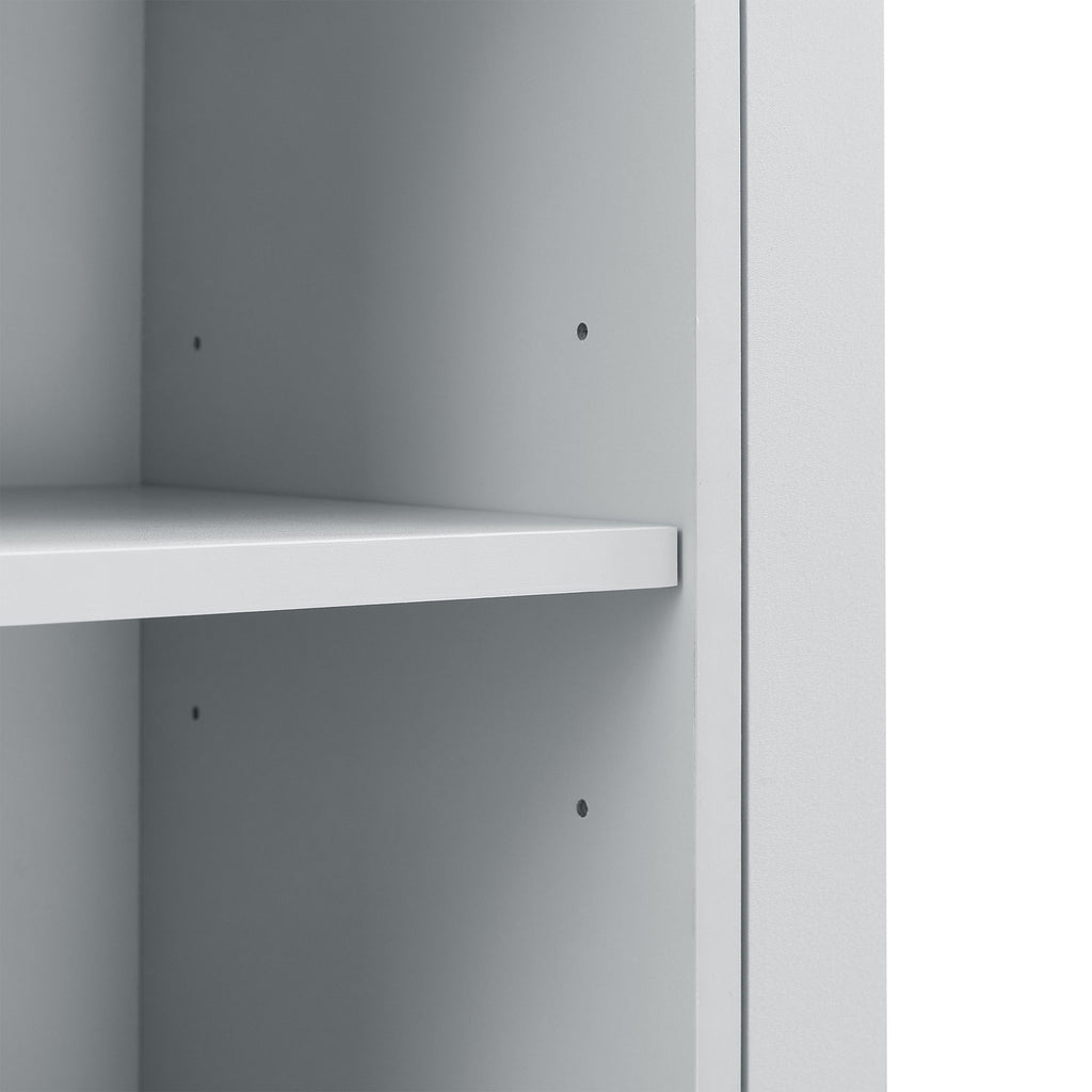 Freestanding Bathroom Storage Cabinet With Doors And Drawers, Adjustable Shelves, Tilt-Out Laundry Hamper