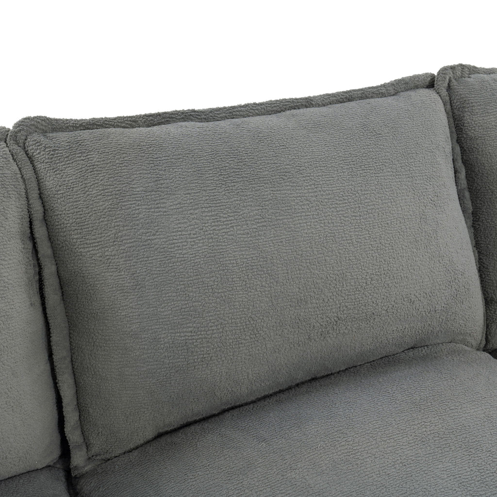 Modern Single Seat Accent Chair With Side Storage Pockets