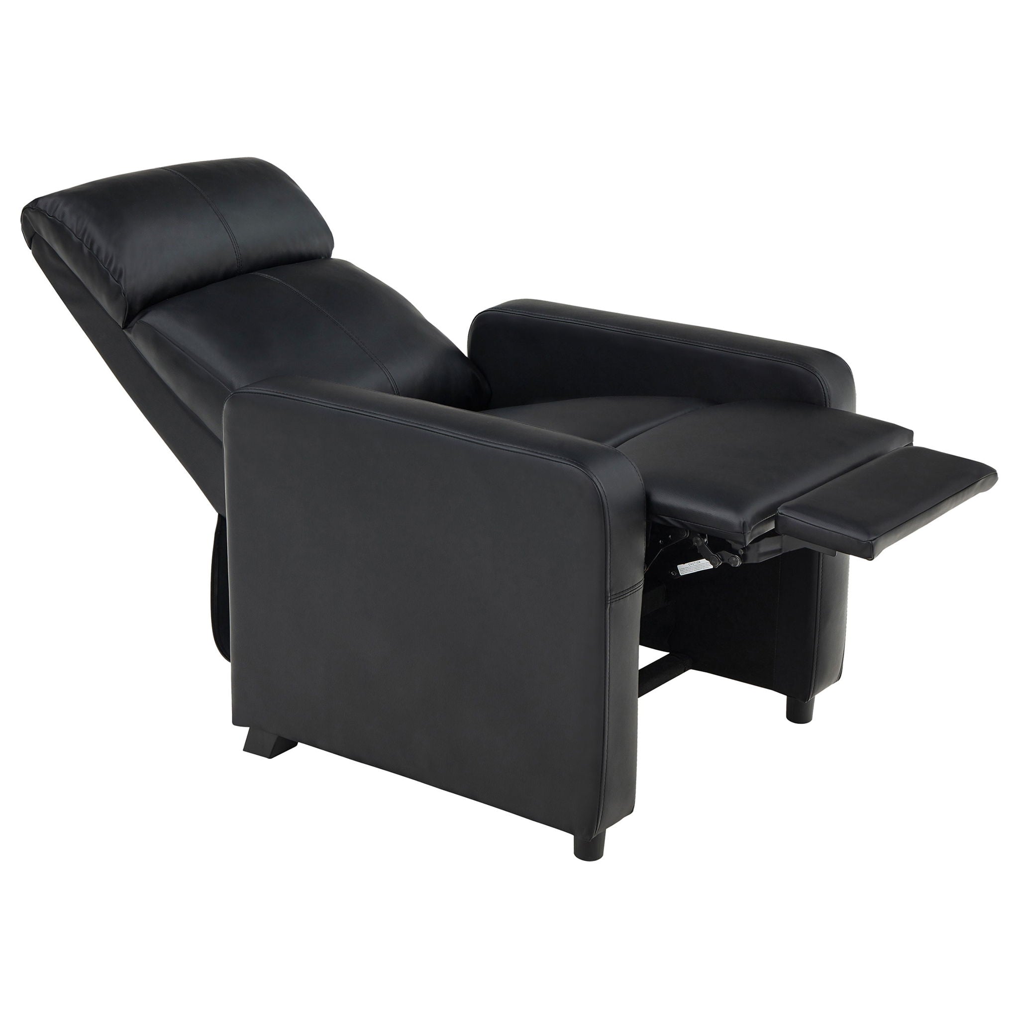 Warren - 4 Seater Home Theater With 3 Wedge Consoles - Black
