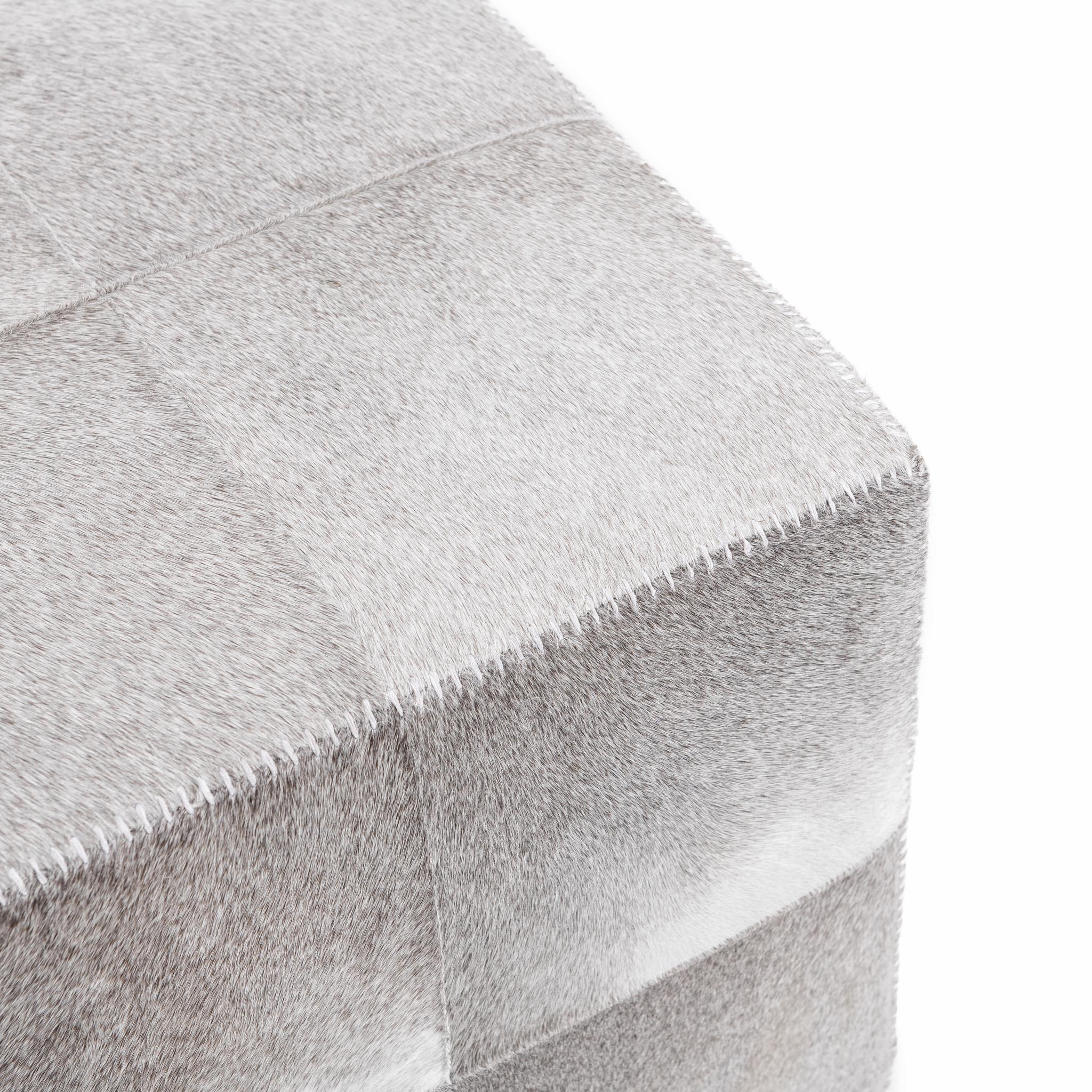 Landyn - Square Ottoman - Sparrow Gray