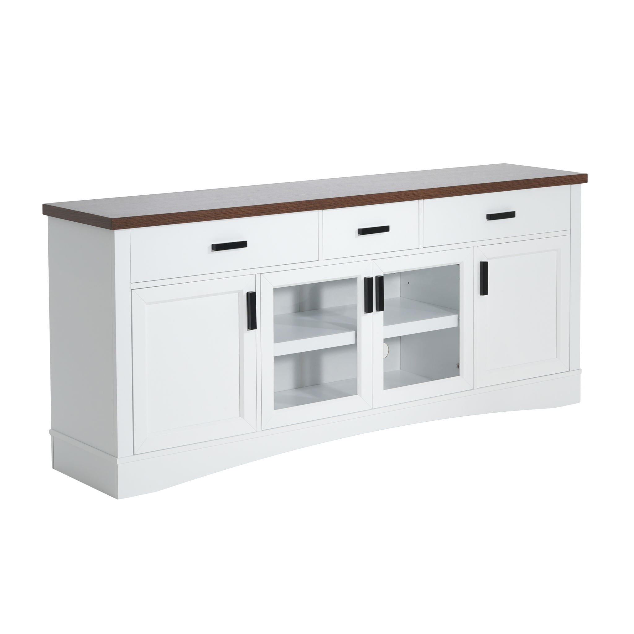 Modern TV Console & Adjustable Shelves