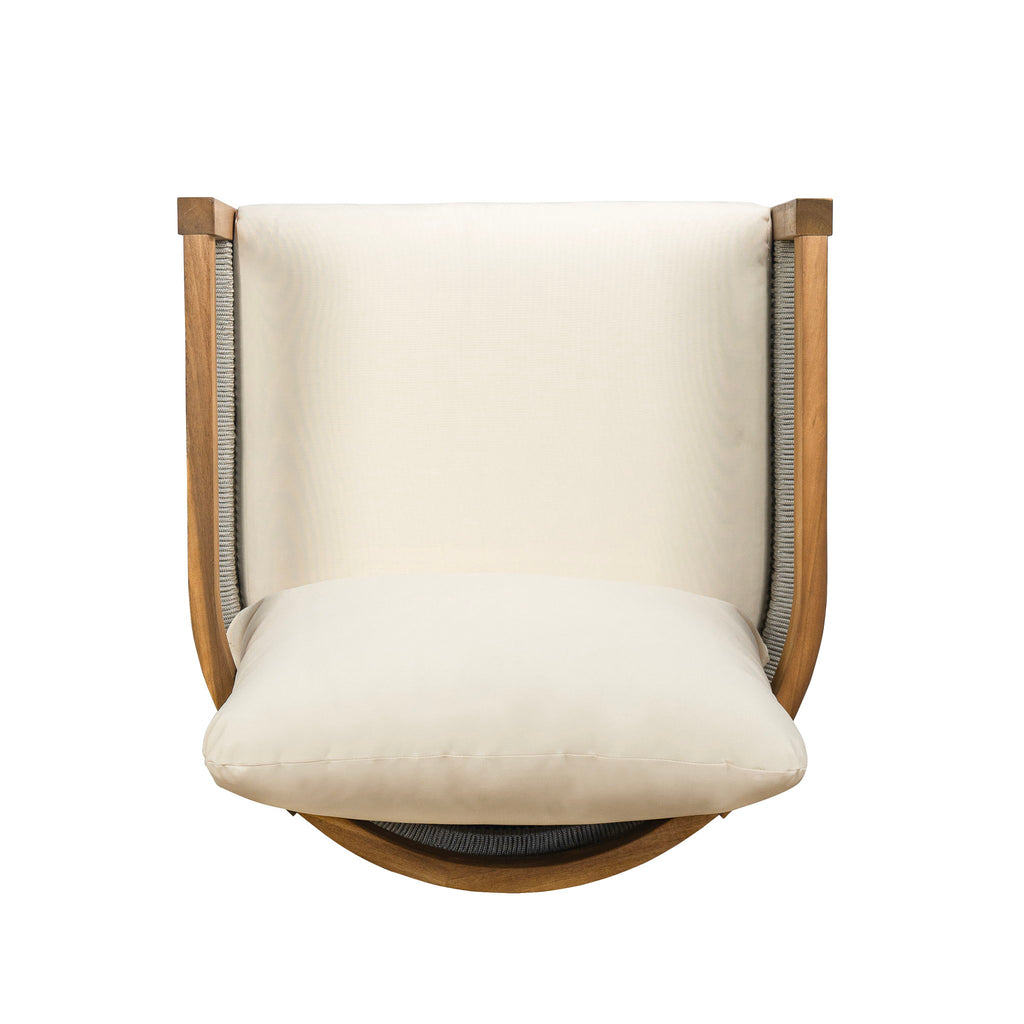 Porto - Outdoor Club Chair - Teak / Beige